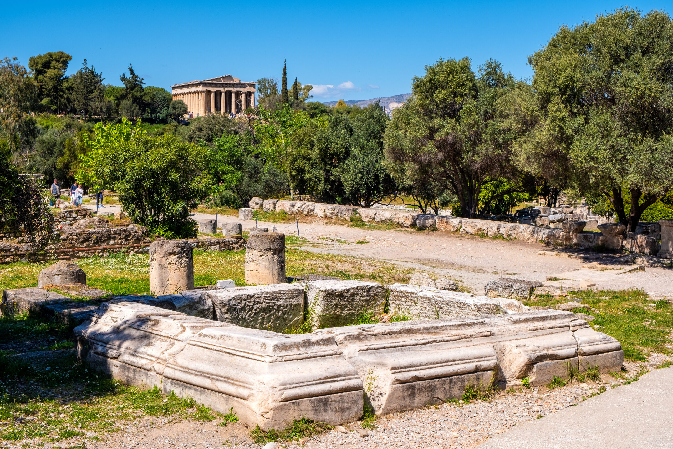 Athens,,Attica,/,Greece,-,2018/04/02:,Panoramic,View,Of,Ancient